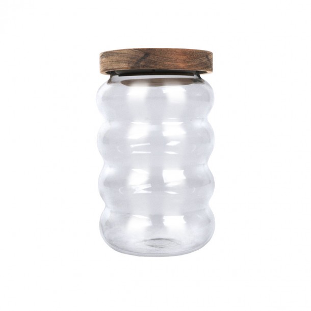 Δοχείο Αποθήκευσης Γυάλινο Allure 700ml-9,5x9,5x15,8εκ. Estia 01-31527