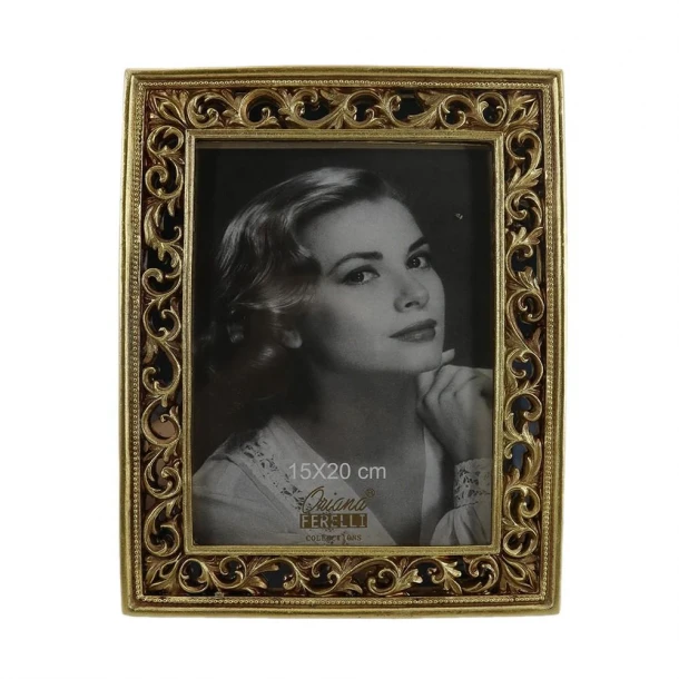 Κορνίζα Polyresin Χρυσή 15x20εκ. Oriana Ferelli® XL24057168