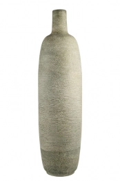 Βάζο Επιδαπέδιο Μεταλλικό Γκρι 19,5x70,5εκ. Zen Collection 26.16.52799