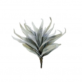 Κλαδί Με Φύλλα Λευκά-Γκρι Art Et Lumiere 100εκ. 07437