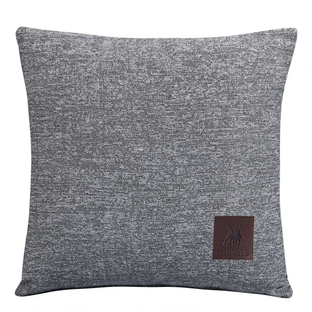 Διακοσμητικό Μαξιλάρι Βαμβακερό 40x40εκ. Essential 3988 Grey Greenwich Polo Club