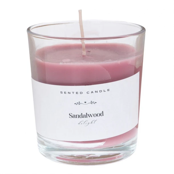 Κερί Αρωματικό Sandalwood Σε Ποτήρι 7x8εκ. iliadis 94617