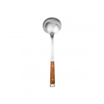 Κουτάλα Βαθιά Ανοξείδωτη-Ξύλινη Allure 9,5x9,5x34εκ. Estia 01-27896