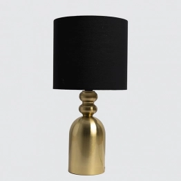 Φωτιστικό Επιτραπέζιο Μεταλλικό Μπρονζέ-Μαύρο 20x40εκ. ESTHETI 814-40010