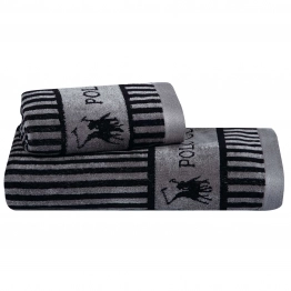 Πετσέτα Βαμβακερή Προσώπου 50x90εκ. Loft 4143 Dark Grey Greenwich Polo Club
