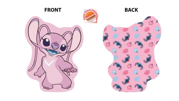 Διακοσμητικό Μαξιλάρι Velboa 20εκ. Angel 697 Pink Disney Home