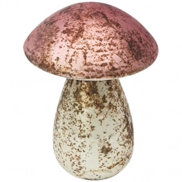 Διακοσμητικό Μανιτάρι Γυάλινο Σάπιο Μήλο 13εκ. Royal Art NER923