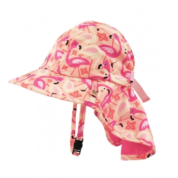 Αντηλιακό Cape Καπέλο 2-4 Ετών UPF50 Sunhat Franny the Flamingo Zoocchini ZOO15066