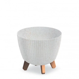 Κασπώ Πλαστικό Λευκό Φ23x20εκ. Lamia Eco Wood iliadis 774961