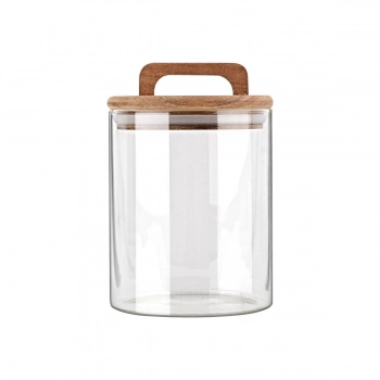 Δοχείο Αποθήκευσης Γυάλινο Allure 650ml-10x10x14,8εκ. Estia 01-17477