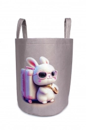 Παιδικό Καλάθι Αποθήκευσης Polyester Vacation 44 Elephant DimCol 45x30x50εκ.