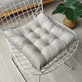 Μαξιλάρι Καρέκλας Polyester 40x40εκ. Cord Light Grey Melinen 20006647
