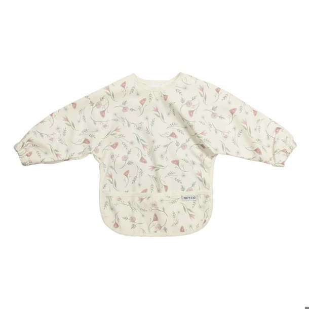 Σαλιάρα Με Μανίκια Flower Meyco MEY-242.254.00.00A