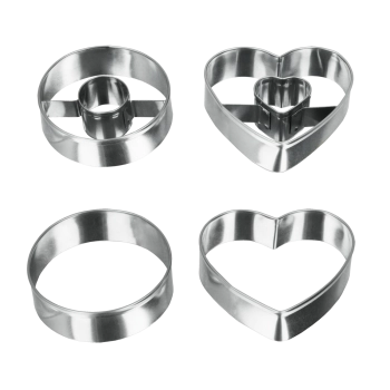 Cut Pat Ανοξείδωτα 4 Σχέδια metaltex