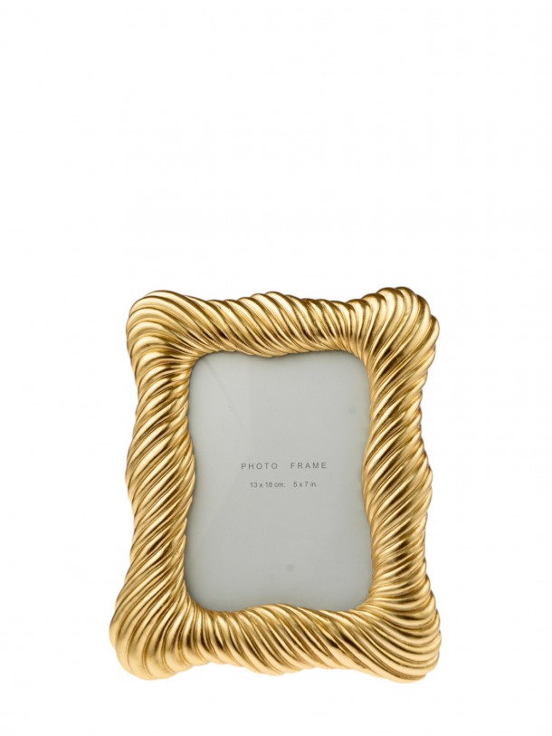 Κορνίζα Polyester Χρυσή Με Γραμμές 13x18εκ. Zen Collection 25.21.51517