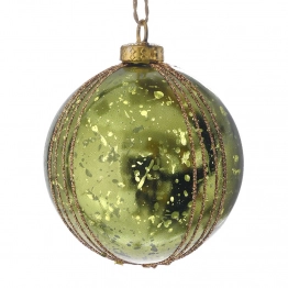 Χριστουγεννιάτικη Μπάλα Πλαστική Πράσινη 8εκ. iliadis 81712