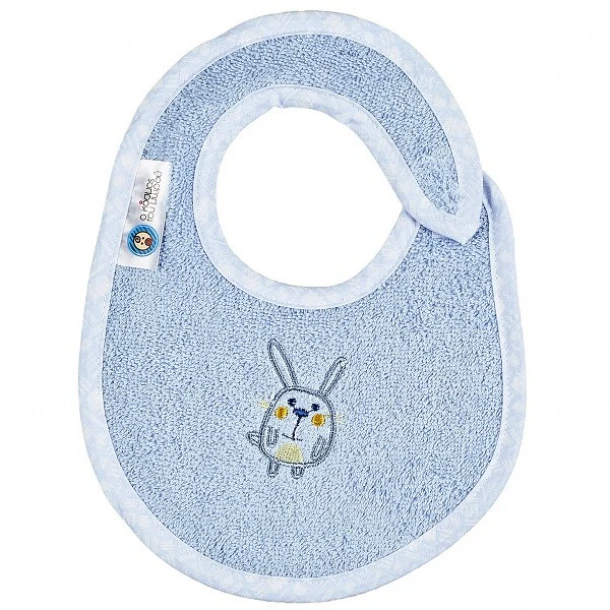 Σαλιάρα Βαμβακερή Μικρή Elephant Σιέλ 18122