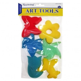 Σφουγγάρι Ζωγραφικής Σετ 6τμχ 7εκ. Justnote 50-3185