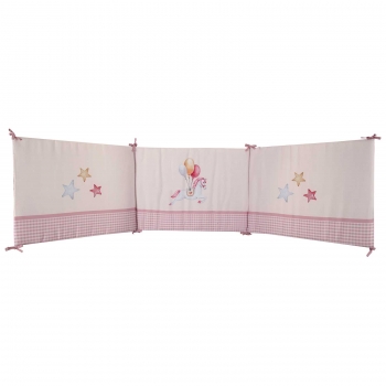 Πάντα Κούνιας Microfiber 45x195εκ. Essential Baby 8828 Ροζ-Σομόν-Ώχρα Greenwich Polo Club