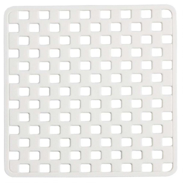 Ταπέτο Αντιολισθητικό Ντουζιέρας Καουτσούκ 50x50εκ. Doby White Sealskin 312003410