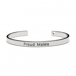 Βραχιόλι-Χειροπέδα Mama Silver Proud Mama PM-422