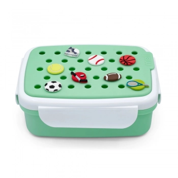 Φαγητοδοχείο Με Charms Bento Πράσινο Melii MEL27610