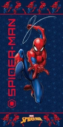 Πετσέτα Θαλάσσης Παιδική Quick Dry Microfiber 70x140εκ. Marvel Spiderman 558 Dark Blue Dimcol