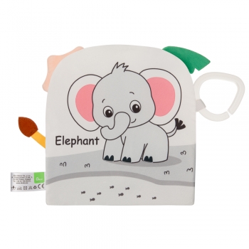 Μαλακό Αισθητηριακό Βιβλιαράκι Zoo akuku A0704