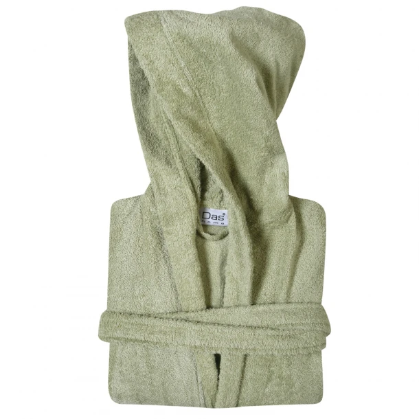 Μπουρνούζι Ενηλίκων Βαμβακερό Extra Large Casual 5907 Λαδί Das Home