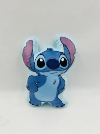 Διακοσμητικό Μαξιλάρι 3D Velboa 35εκ. Stitch 617 Sky Blue DimCol
