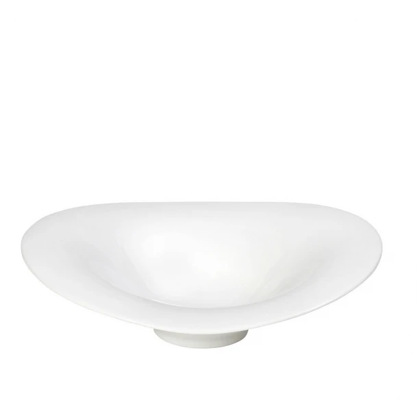 Πιάτο Βαθύ Πορσελάνης Wavy Flow Ιβουάρ Siders ESPIEL 31,2x30x8,8εκ. FUK162K2