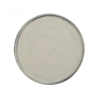 Πιάτο Ρηχό Πορσελάνης Vertical Ιβουάρ-Μπλε Frame Kutahya Φ28εκ. KX890670RDU28