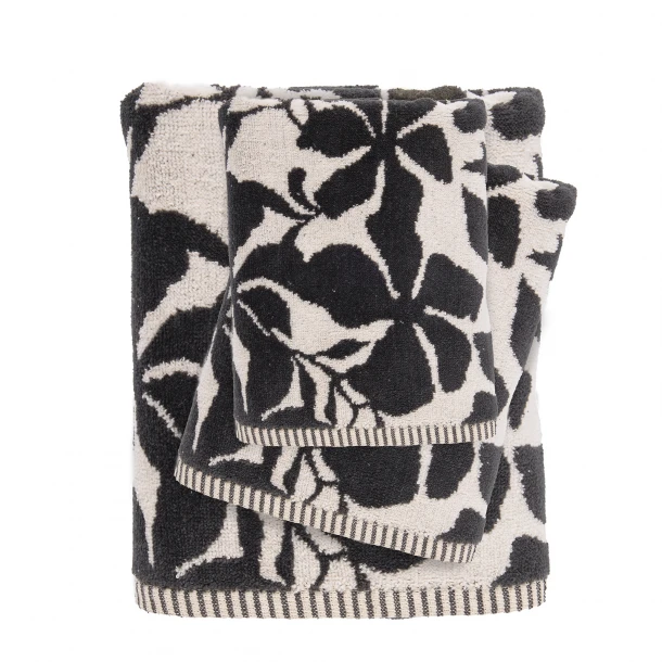 Σετ Πετσέτες 3τμχ Βαμβακερές Daily 0795 Black Das Home