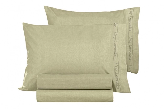 Ζεύγος Μαξιλαροθήκες Βαμβακερές 50x70εκ. Color Plus Olive Guy Laroche