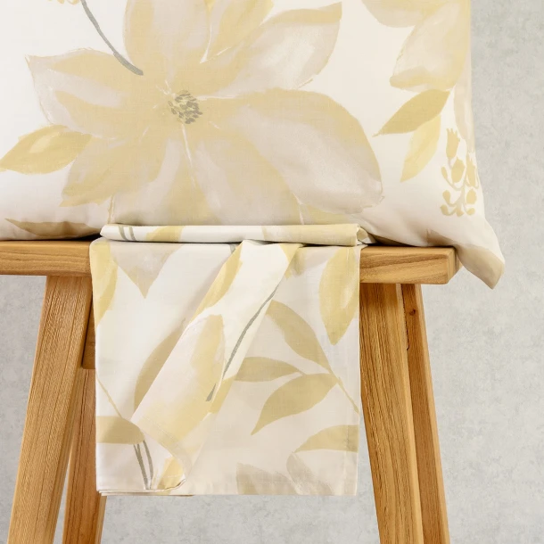 Σετ Σεντόνι Με 1 Μαξιλαροθήκη Polycotton Ημίδιπλο Με Λάστιχο 120x200+32εκ. Giulia Ochra Casual Line Mini Melinen 20005396