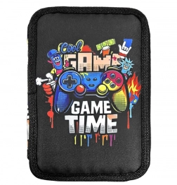 Κασετίνα Διπλή Γεμάτη Joystick Gametime 13x3x20εκ. Justnote 50-3151