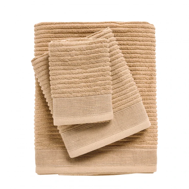 Σετ Πετσέτες 3τμχ Βαμβακερές Daily 0743 Μπεζ Das Home