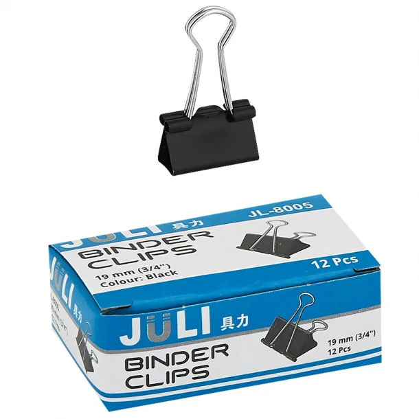 Σετ Κλιπς 12τμχ 19mm Justnote 50-1555