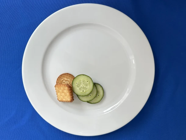 Πιάτο Ρηχό Πορσελάνης White Wide Rim Oriana Ferelli 24εκ. XG004HW024