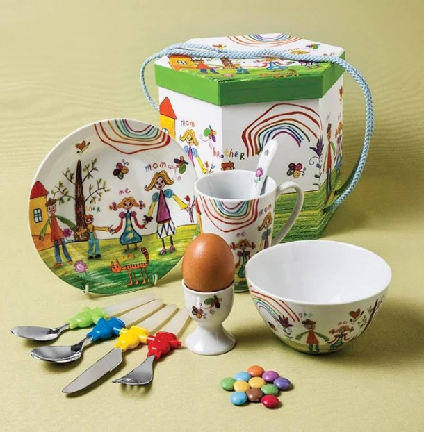 Παιδικό Σετ Φαγητού 5τμχ Πορσελάνης Family CRYSPO TRIO 28.3180.90