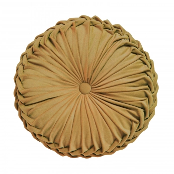 Διακοσμητικό Μαξιλάρι Βελούδινο Φ40εκ. Throws 0249 Χρυσό Das Home