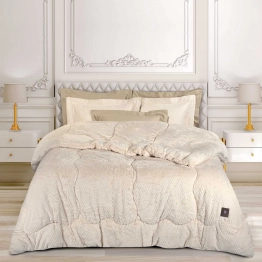 Κουβερτοπάπλωμα Faux Fur King 240x250εκ. Essential 3952 Ivory Greenwich Polo Club