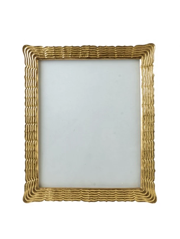 Κορνίζα Polyester Ασημί Με Γραμμές 20x25εκ. Zen Collection 25.12.51484