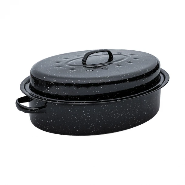 Γάστρα Εμαγιέ Enamel Με Σχάρα 46x32x18εκ.-7,8lt Estia 01-9052