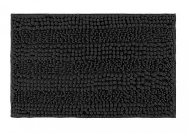 Ταπέτο Μπάνιου Σενίλ 45x70εκ. Bliss Black 2435690