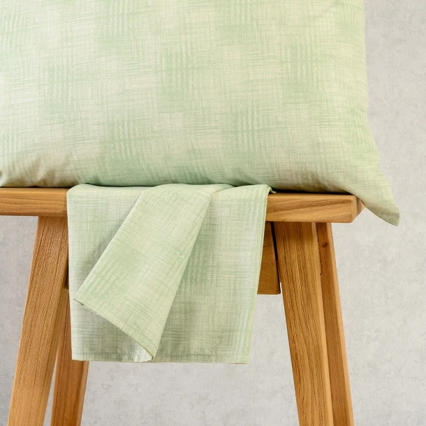 Σετ Σεντόνι Με 2 Μαξιλαροθήκες Polycotton Υπέρδιπλο Με Λάστιχο 160x200+32εκ. Gianna Grey-Aqua Casual Line Mini Melinen 20005415