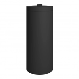 Καλάθι Απλύτων Ανοξείδωτο Matt Black 26x60εκ.-30ltr Pam & Co 2560-403