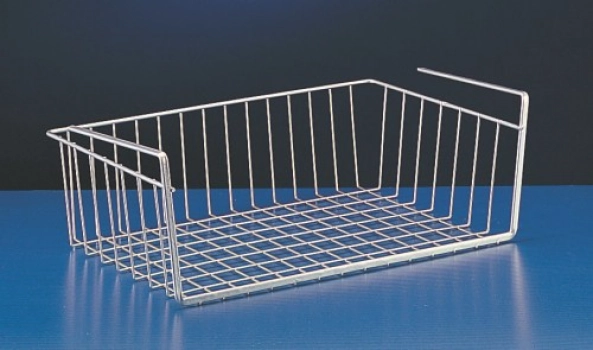 Θήκη Ραφιού Kanguro Ασημί 30x26x14εκ. Polytherm Metaltex 364830