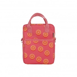 Τσάντα Φαγητού Ισοθερμική PVC Leather Orange Pop 7lt-20x14x27εκ. Save The Aegean Estia 01-41854
