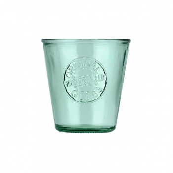 Ποτήρι Κρασιού Γυάλινο Πράσινο 260ml-8,8x8,9x9εκ. Evergreen Estia 01-34450